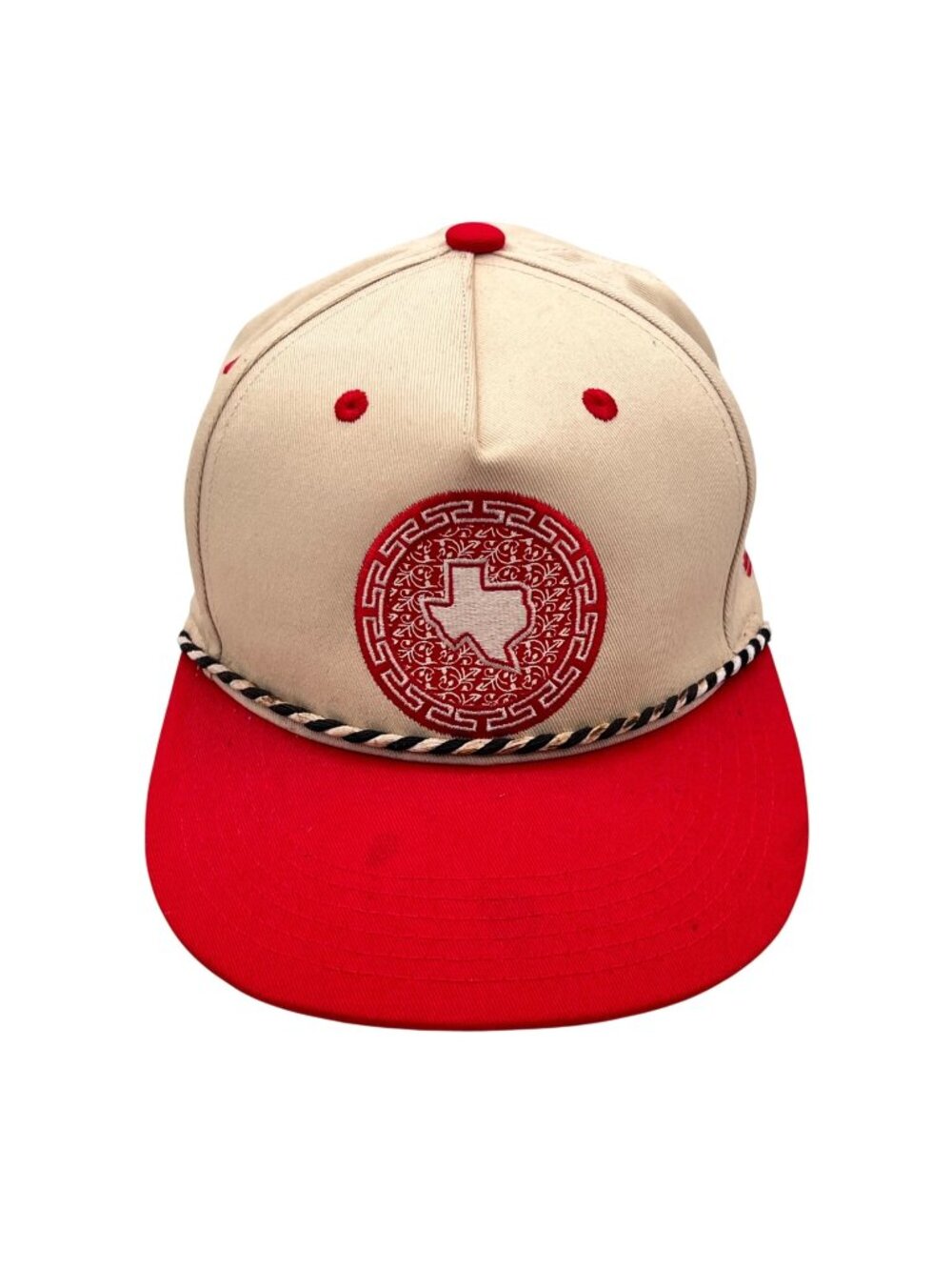 Coca-Cola Texas Rangers Mexican Heritage Embroidered Snapback Cap Rope Accent